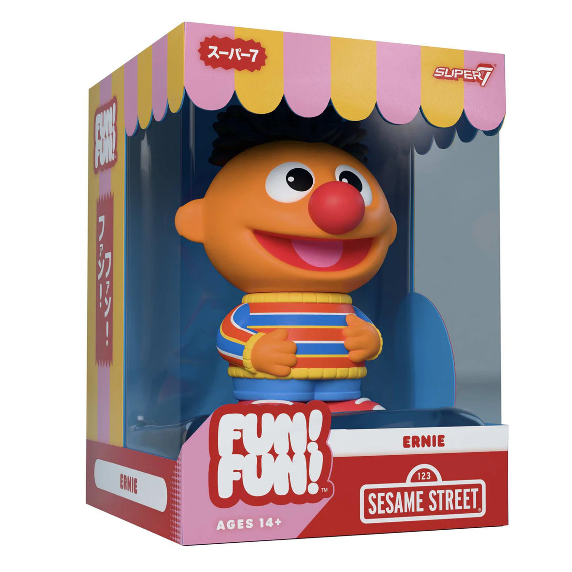 Sesame Street FUN! FUN!™ Wave 2 Ernie Vinyl Figure 5 Inch