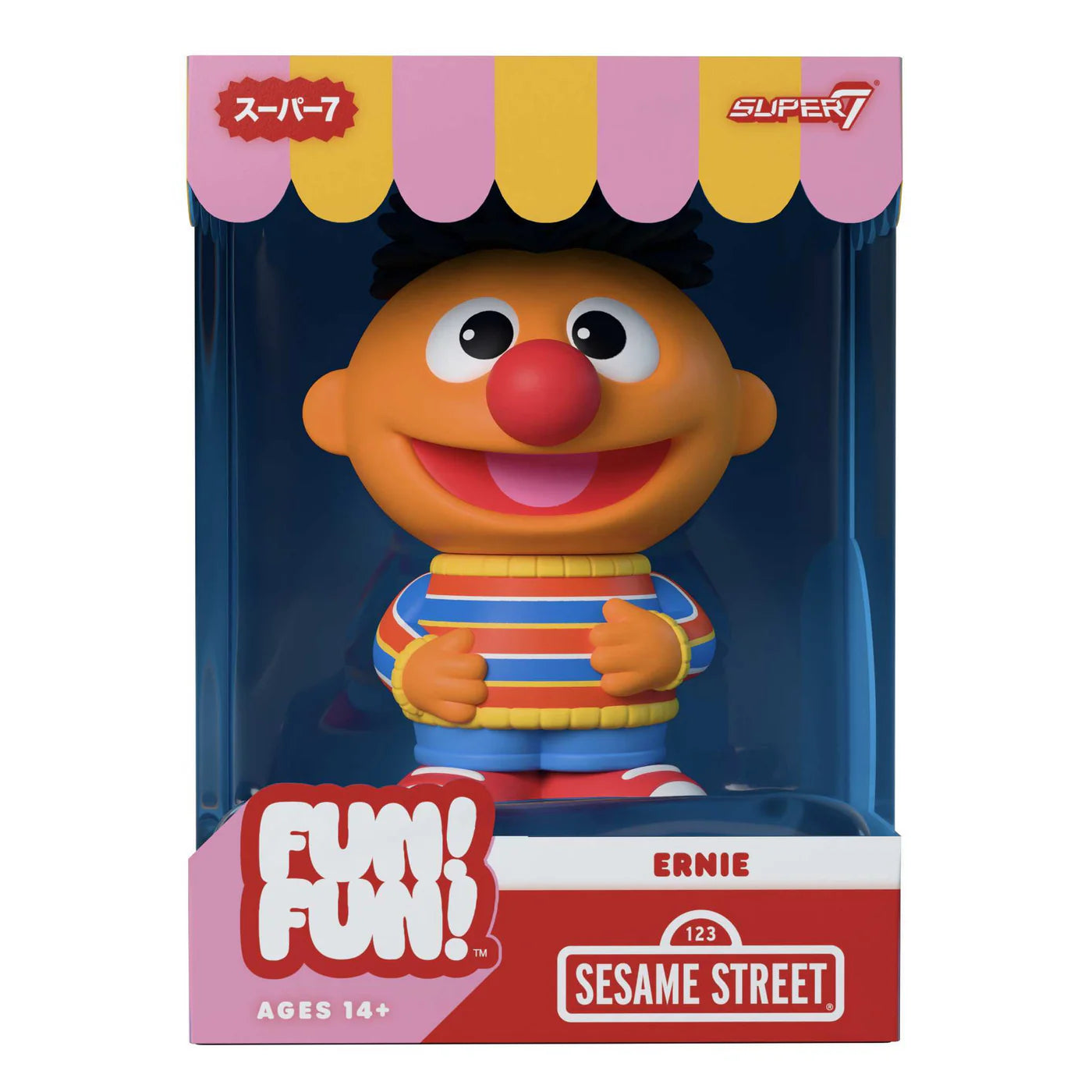 Sesame Street FUN! FUN!™ Wave 2 Ernie Vinyl Figure 5 Inch