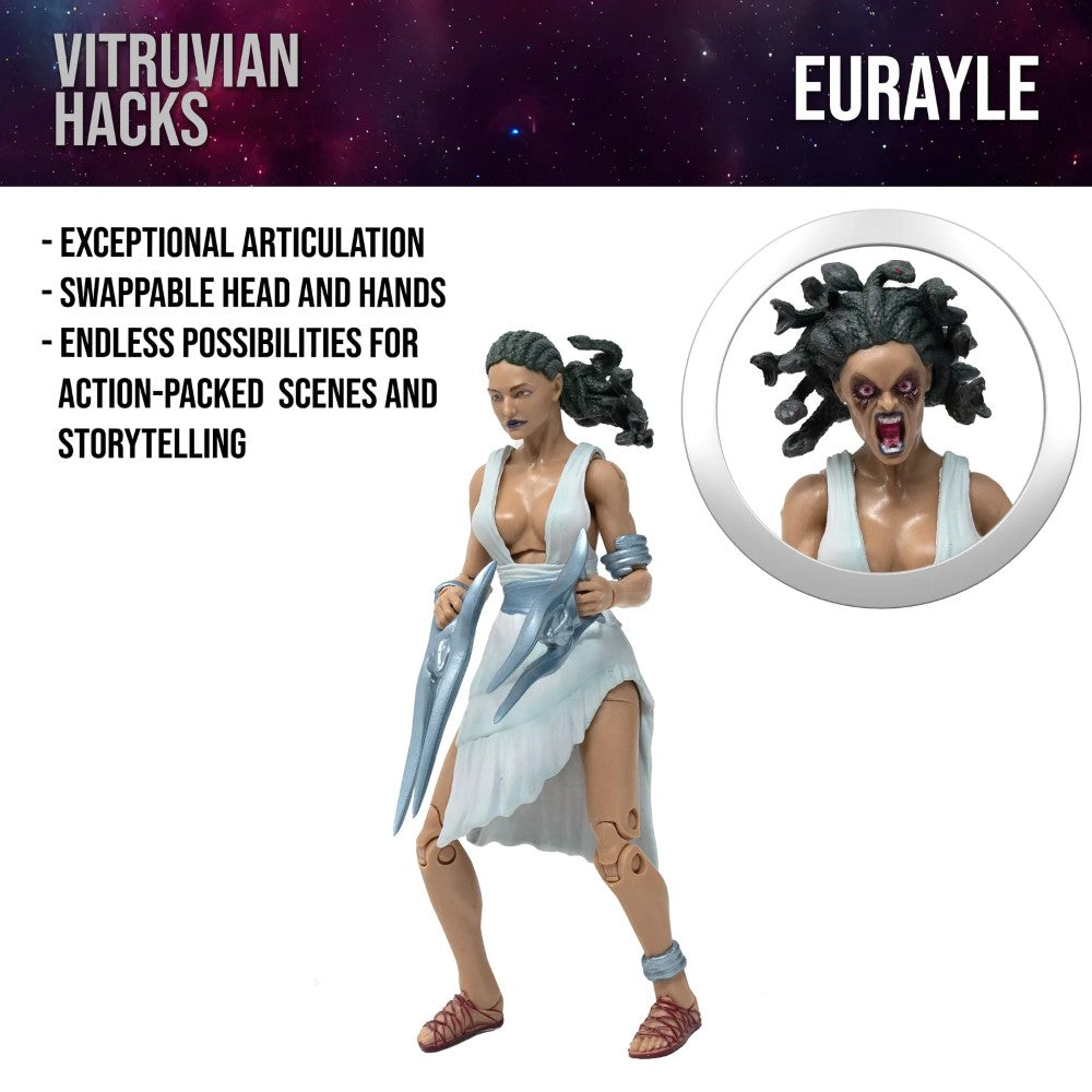 Eurayle Youngest Gorgon Sister Vitruvian H.A.C.K.S. Action Figure Boss Fight