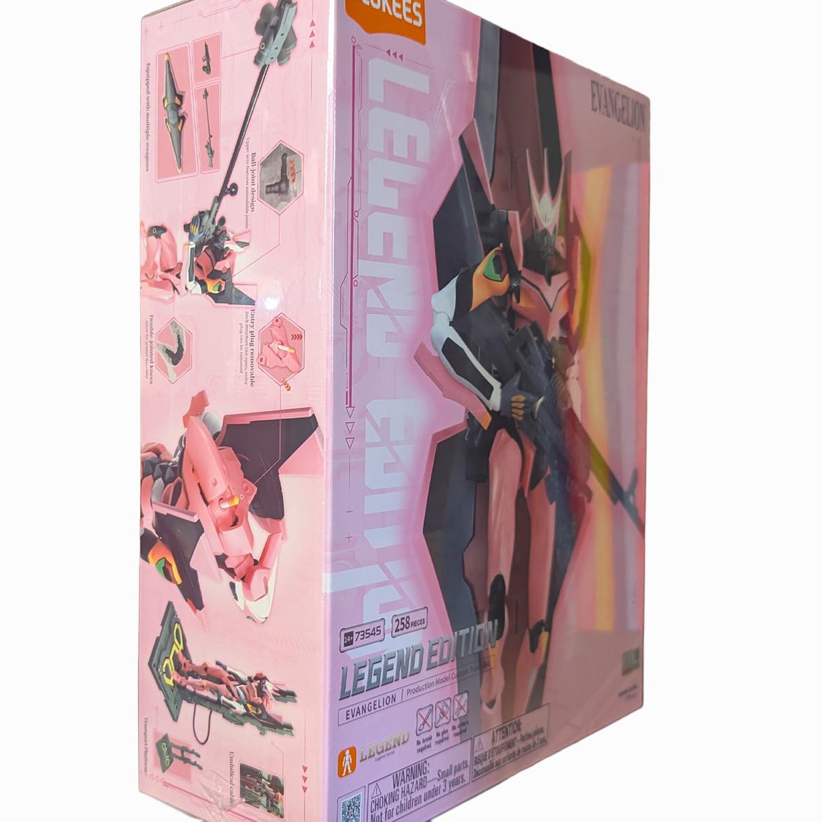Type-08a 6.5" Blokees Model Kits Neon Genesis Evangelion Legend Edition boxed model kit packaging