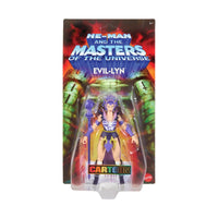 Mattel Masters of the Universe Origins Wave 28 5.5-inch Evil-Lyn figure in vintage Cartoon Collection packaging