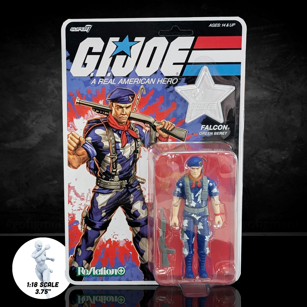 G.I. Joe Lt. Falcon (America's 250th Anniversary) 3 3/4-Inch ReAction+ Figure