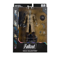 Nick Valentine 7-Inch McFarlane Fallout Gaming Wave 2 Action Figure by McFarlane Toys, new in box