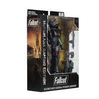 Scorched Sierra Power Armor 8-Inch Fallout McFarlane Gaming Action Figure by McFarlane Toys, new in box