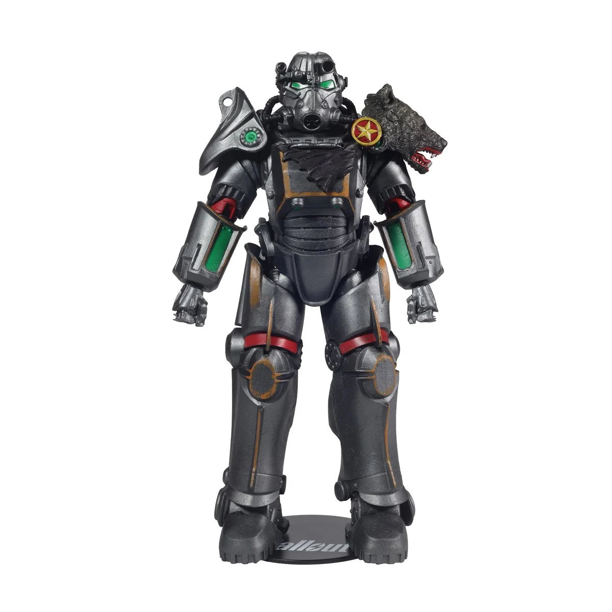 Scorched Sierra Power Armor 8-Inch Fallout McFarlane Gaming Action Figure by McFarlane Toys, armored figure