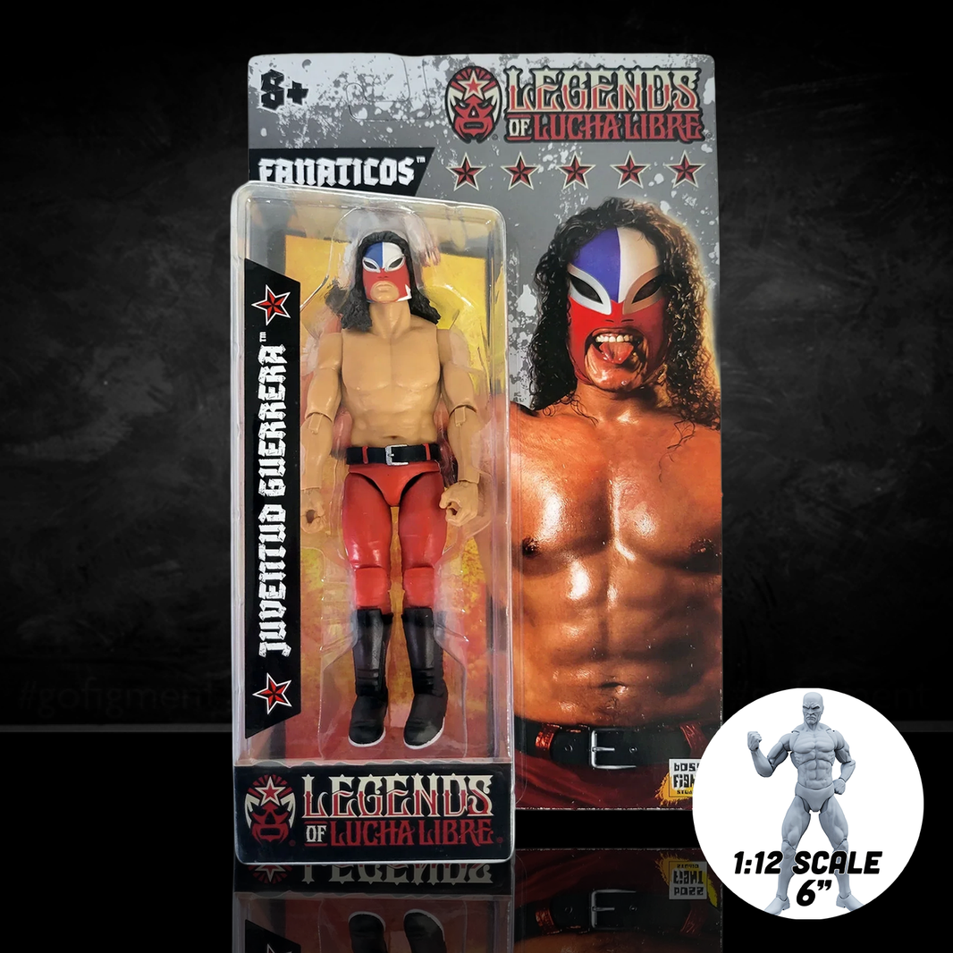 Juventud Guerrera Legends of Lucha Libre Fanaticos 6" Action Figure – WCW Era "The Juice" Edition (1:12 Scale)