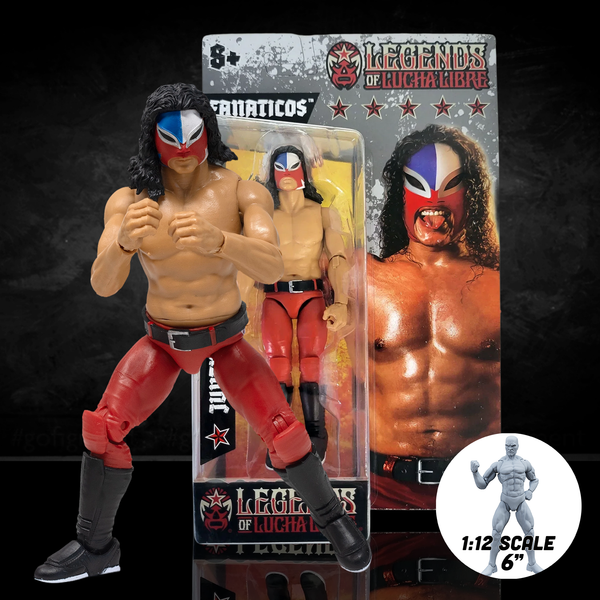 Juventud Guerrera Legends of Lucha Libre Fanaticos 6" Action Figure – WCW Era "The Juice" Edition (1:12 Scale)