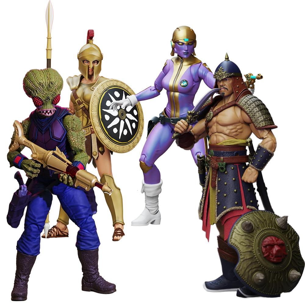Epic HACKS Fantasy Core Wave 1 Set Boss Fight Studio 1 12 Scale Action Figure 4 Pack Sold as Set