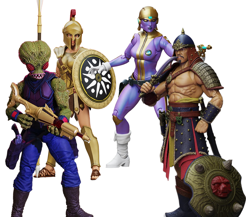 Epic H.A.C.K.S. Wave 1 Set 4-Pack 1:12 Action Figures | GoFigment