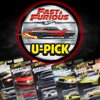 Fast & Furious Hot Wheels Premium Metal Real Riders Die-Cast Cars