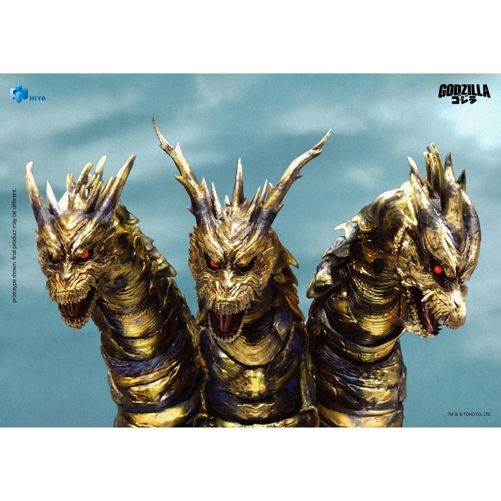 Keizer Ghidorah Exquisite Basic Series None Scale 14-Inch Action Figure Godzilla Final Wars by Exquisite showing detailed triple-headed dragon