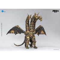 Keizer Ghidorah Exquisite Basic Series None Scale 14-Inch Action Figure Godzilla Final Wars by Exquisite shown with gold accents and detailed wings