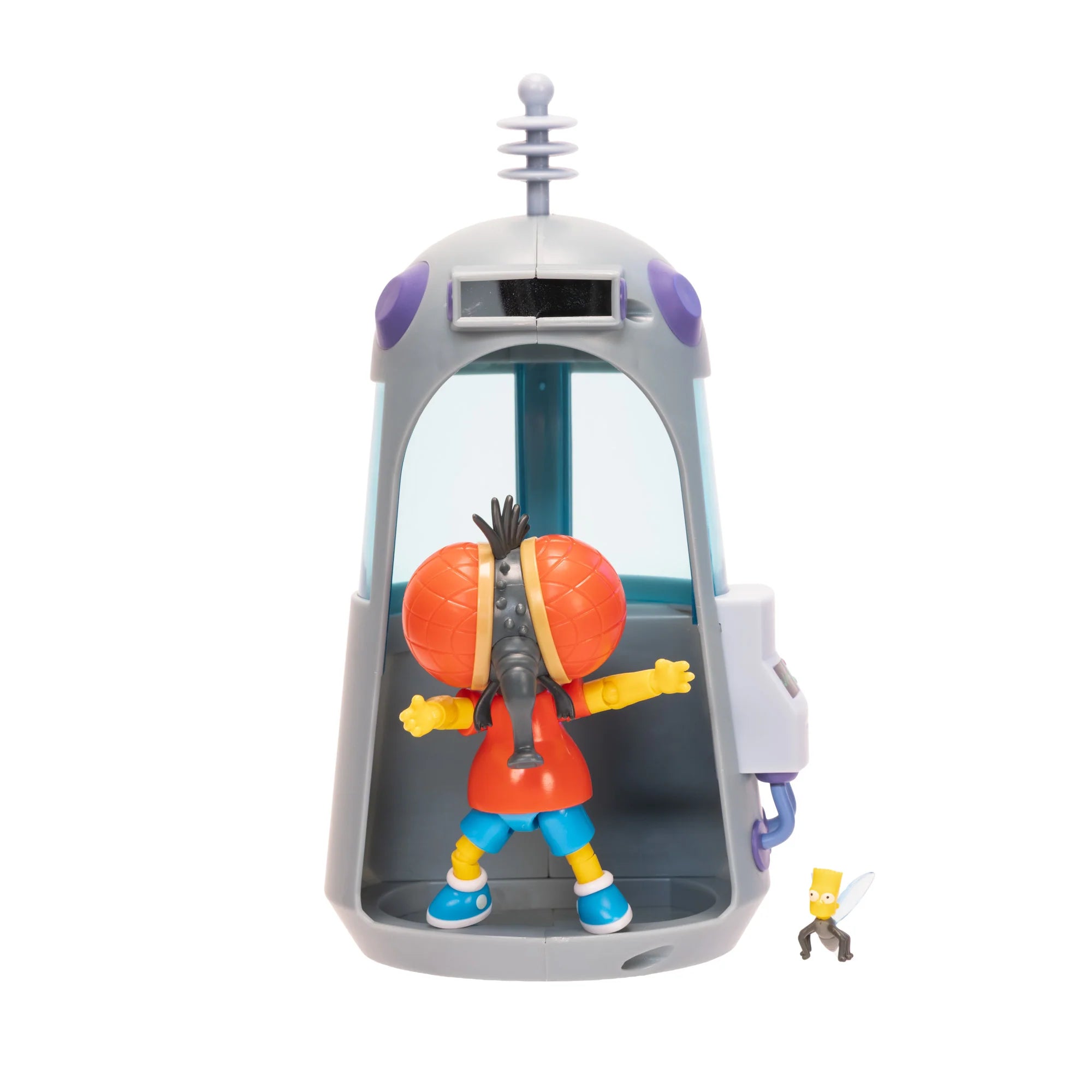 Fly Boy Bart Deluxe Action Figure The Simpsons 5" Treehouse of Horror by Jakks Pacific with capsule and small accessory.