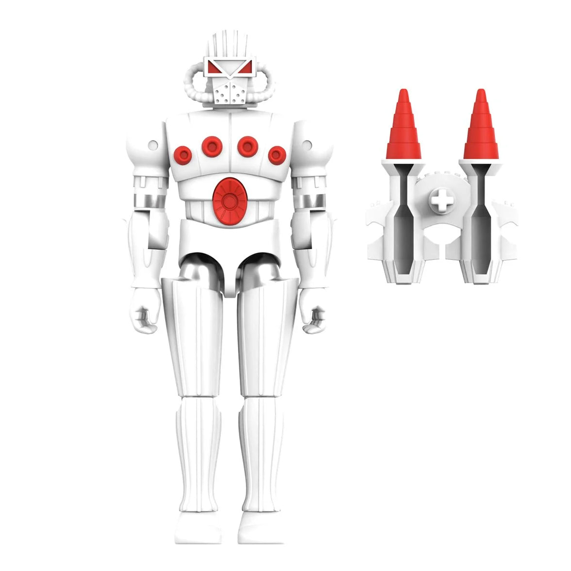 Micronauts Force Commander 3 3/4-Inch ReAction+ Figure – Vintage-Inspired Collectible Action Figure