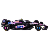 Bburago Formula 1 BWT Alpine F1 Team A524 Pierre Gasly #10 with Helmet (2024) Die-Cast Metal 1:43 Scale Vehicle