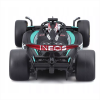 Bburago Formula 1 Mercedes W15 George Russell #63 with Helmet (2024) Die-Cast Metal 1:43 Scale Vehicle
