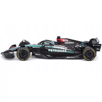 Bburago Formula 1 Mercedes W15 George Russell #63 with Helmet (2024) Die-Cast Metal 1:43 Scale Vehicle