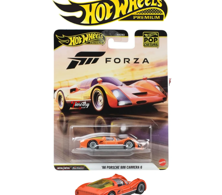 Porsche 906 Carrera 6 Forza 1:64 Scale Premium Diecast Model - Hot