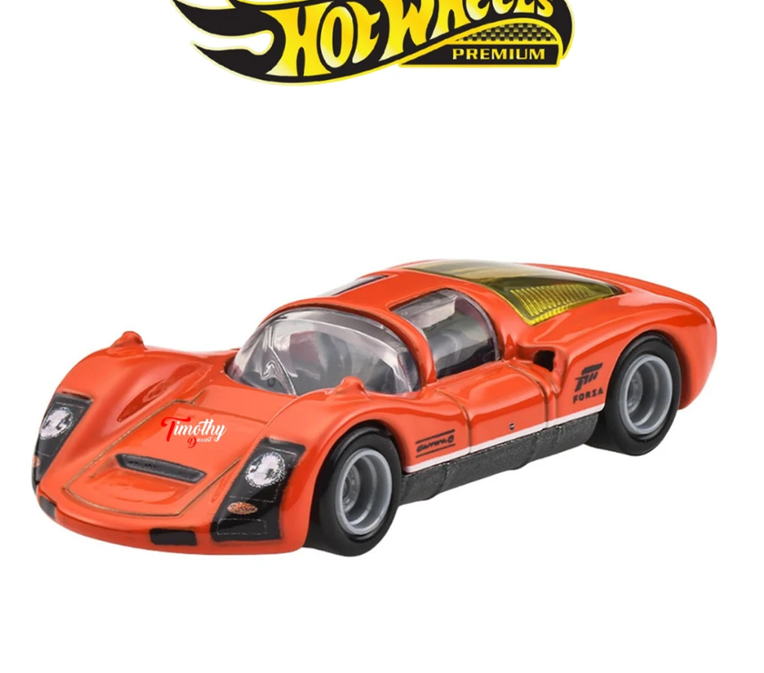 Porsche 906 Carrera 6 Forza 1:64 Scale Premium Diecast Model - Hot