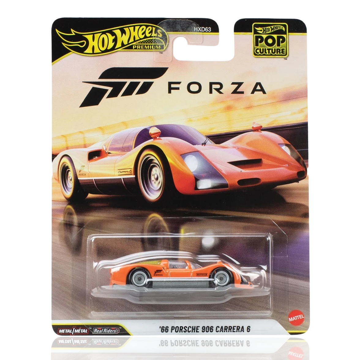 Porsche 906 Carrera 6 Forza 1:64 Scale Hot Wheels Premium Pop Culture Diecast Car