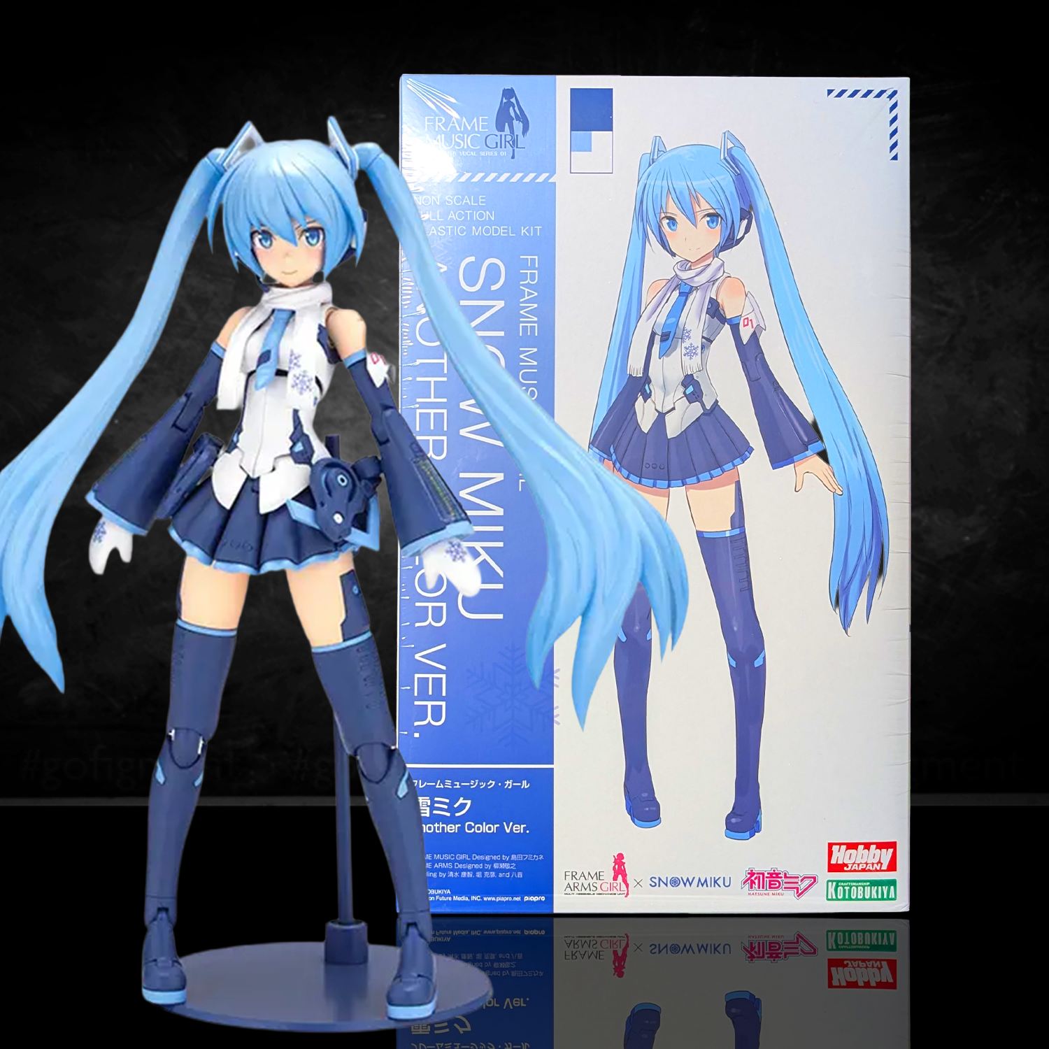 Hatsune Miku Frame Music Girl Snow Miku Another Color Ver Model Kit