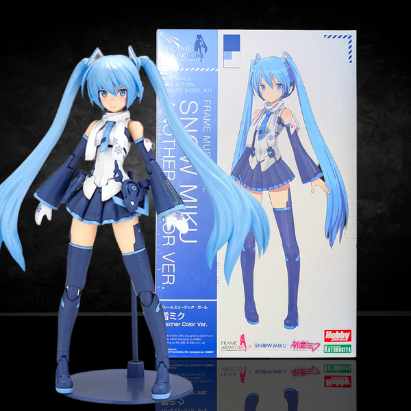 Hatsune Miku Frame Music Girl Snow Miku Another Color Ver Model Kit