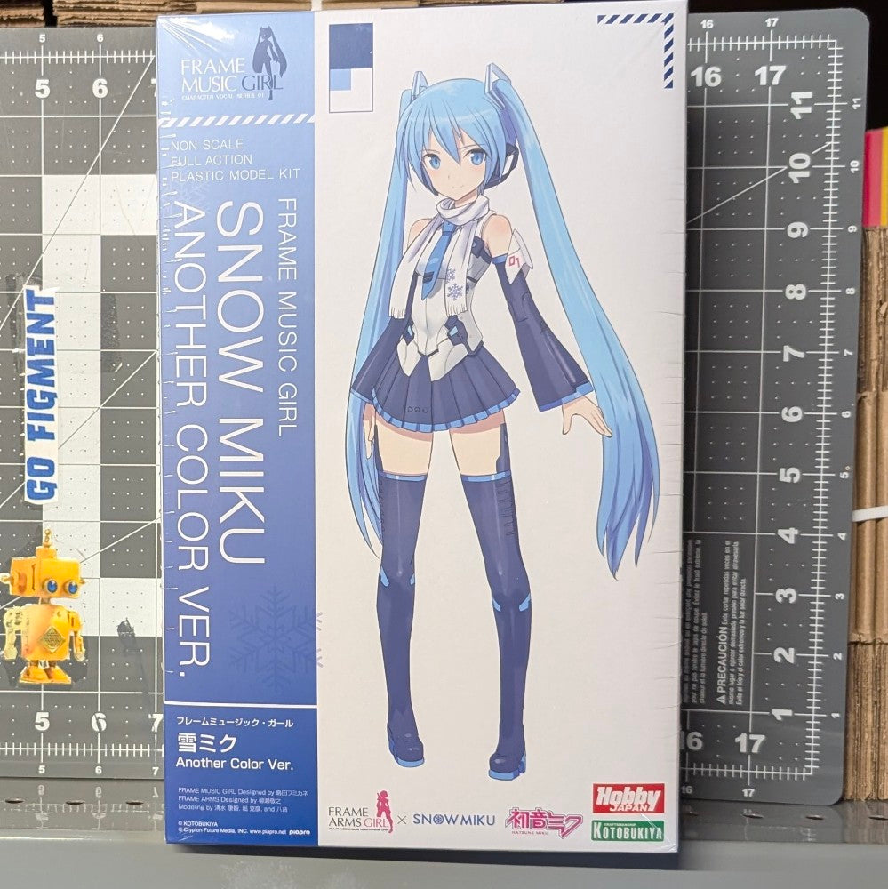 Hatsune Miku Frame Music Girl Snow Miku Another Color Ver Model Kit