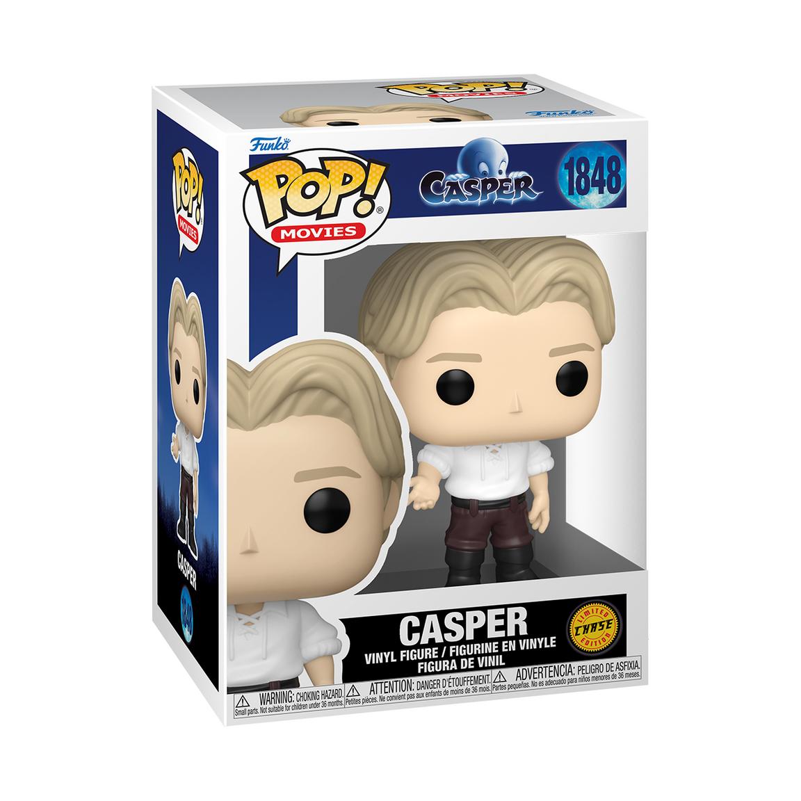 Funko Pop! Casper 30th Anniversary vinyl figure in window box with translucent appearance and Lazarus potion accessory