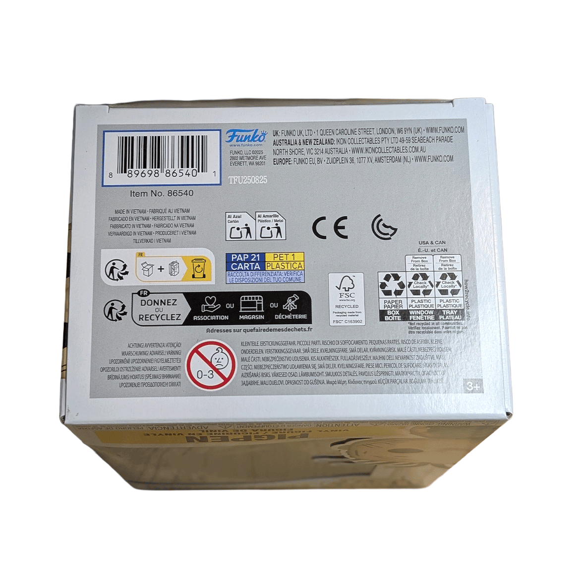 Peanuts Pigpen Funko Pop! Vinyl Figure #2094 New In Protector