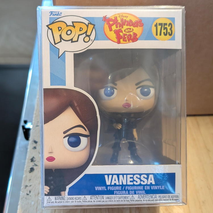 Vanessa Phineas and Ferb Funko Pop Vinyl Figure 1753 Disney Collectible by FUNKO in original packaging
