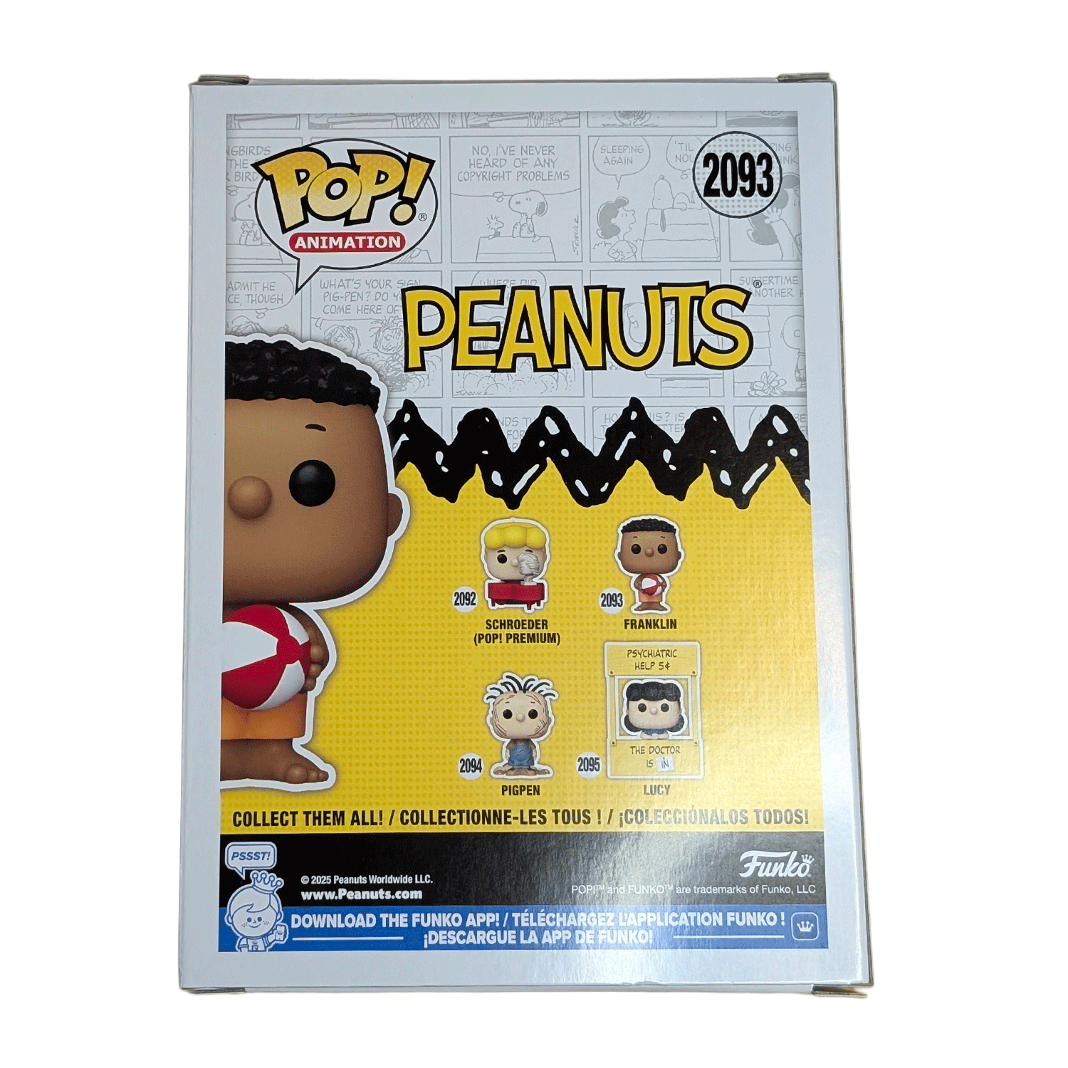 Peanuts Franklin Funko Pop! Vinyl Figure #2093 New In Protector