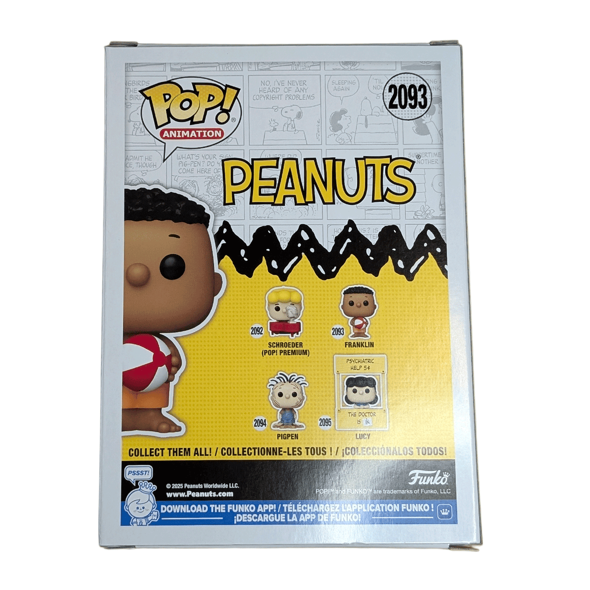 Peanuts Franklin Funko Pop! Vinyl Figure #2093 New In Protector