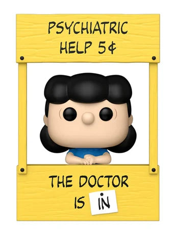 Funko Pop! Plus Peanuts Lucy with Psychiatric Booth Vinyl Figure #2095 - Collectible Pop Culture Icon