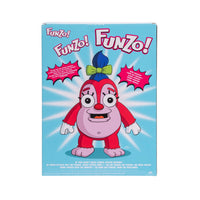 The Simpsons Talking Funzo Doll by Jakks Pacific - packaging showing the collectible plush character Funzo with bright colors