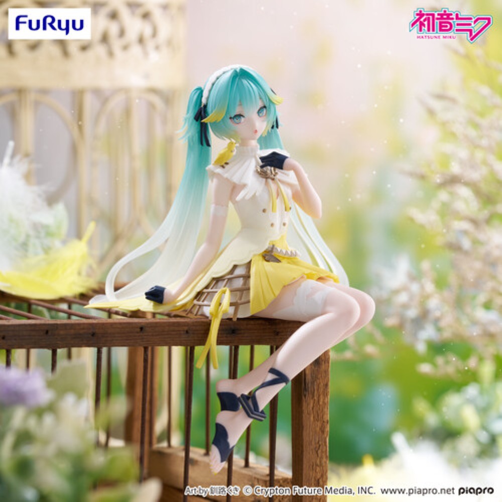 Hatsune Miku Canary Bird Noodle Stopper Figure FuRyu Anime Statue