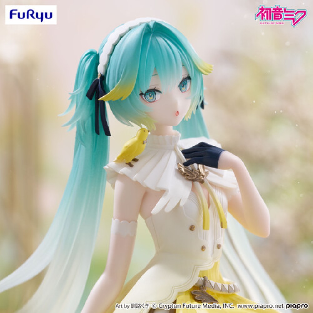 Hatsune Miku Canary Bird Noodle Stopper Figure FuRyu Anime Statue