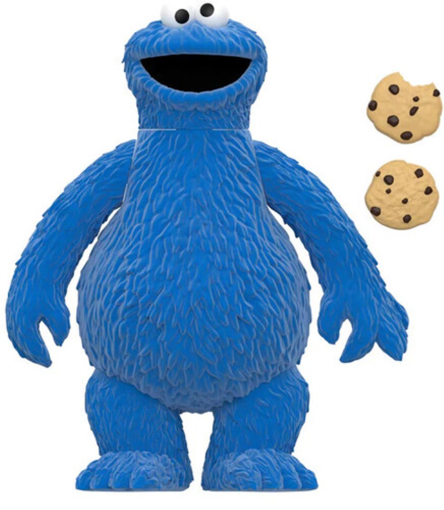 Cookie Monster Fuzzy ReAction Figure – Sesame Street 3.75" Super7 Collectible NIB