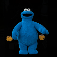 Cookie Monster Fuzzy ReAction Figure – Sesame Street 3.75" Super7 Collectible NIB