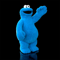 Cookie Monster Fuzzy ReAction Figure – Sesame Street 3.75" Super7 Collectible NIB