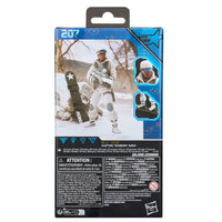 Back of GI Joe Classified Series packaging showing arctic soldier Clifton Iceberg Nash and accessories
