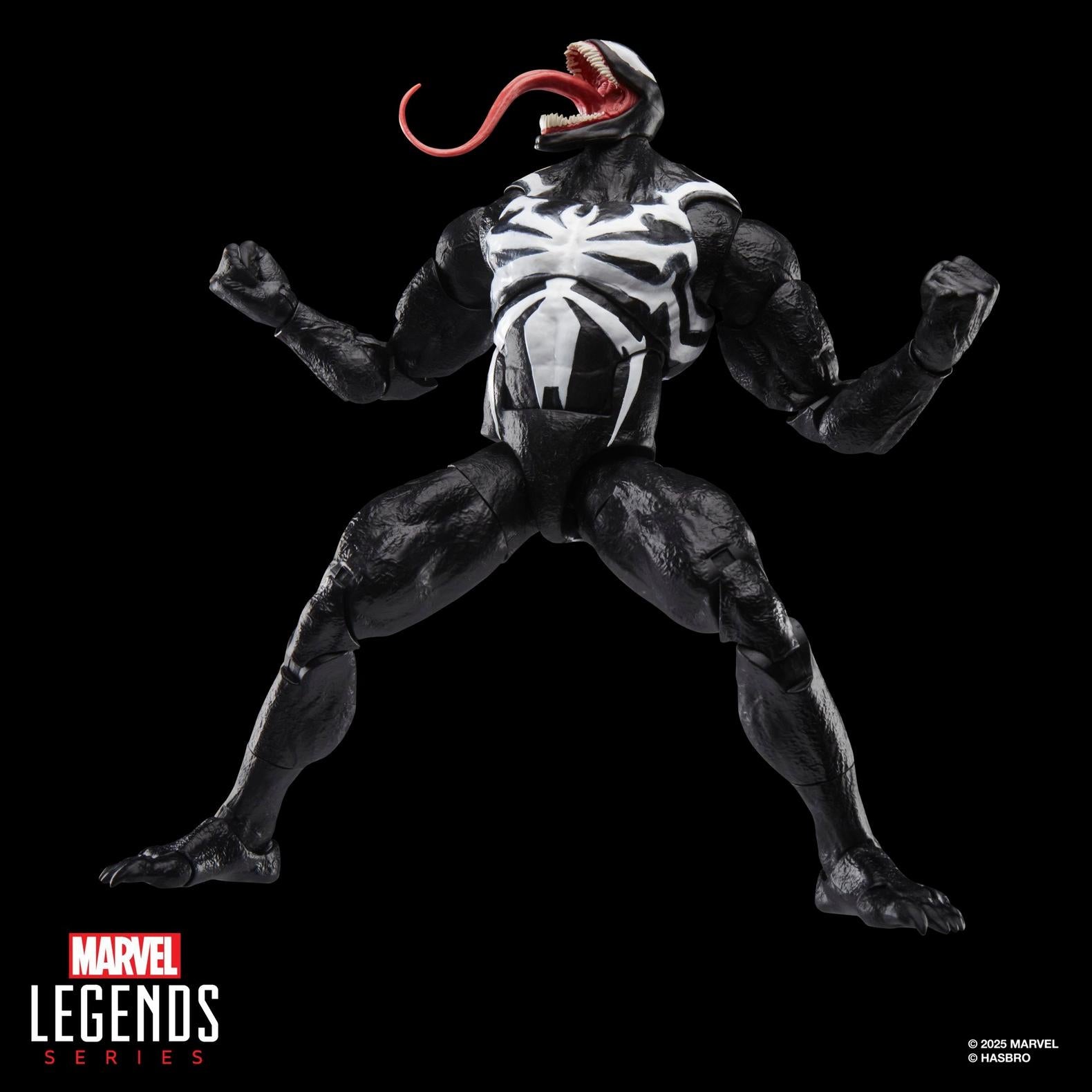 Hasbro Marvel Legends Gamerverse Venom 6-inch action figure with detailed sculpt and over 20 points of articulation