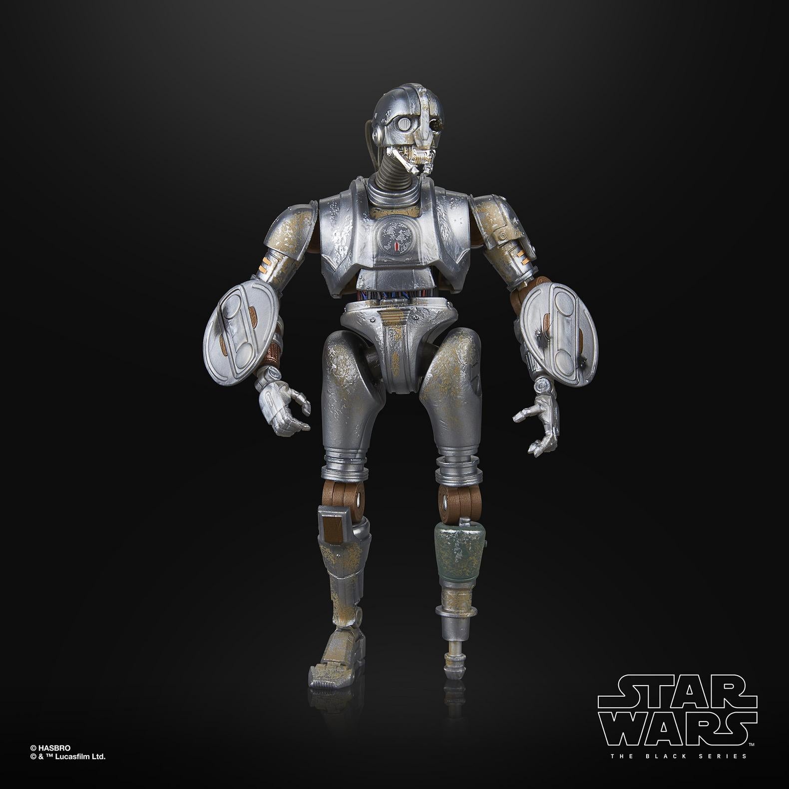 Star Wars Black Series SM-33 action figure with detailed armor, poseable limbs, and weathered paint by Hasbro.