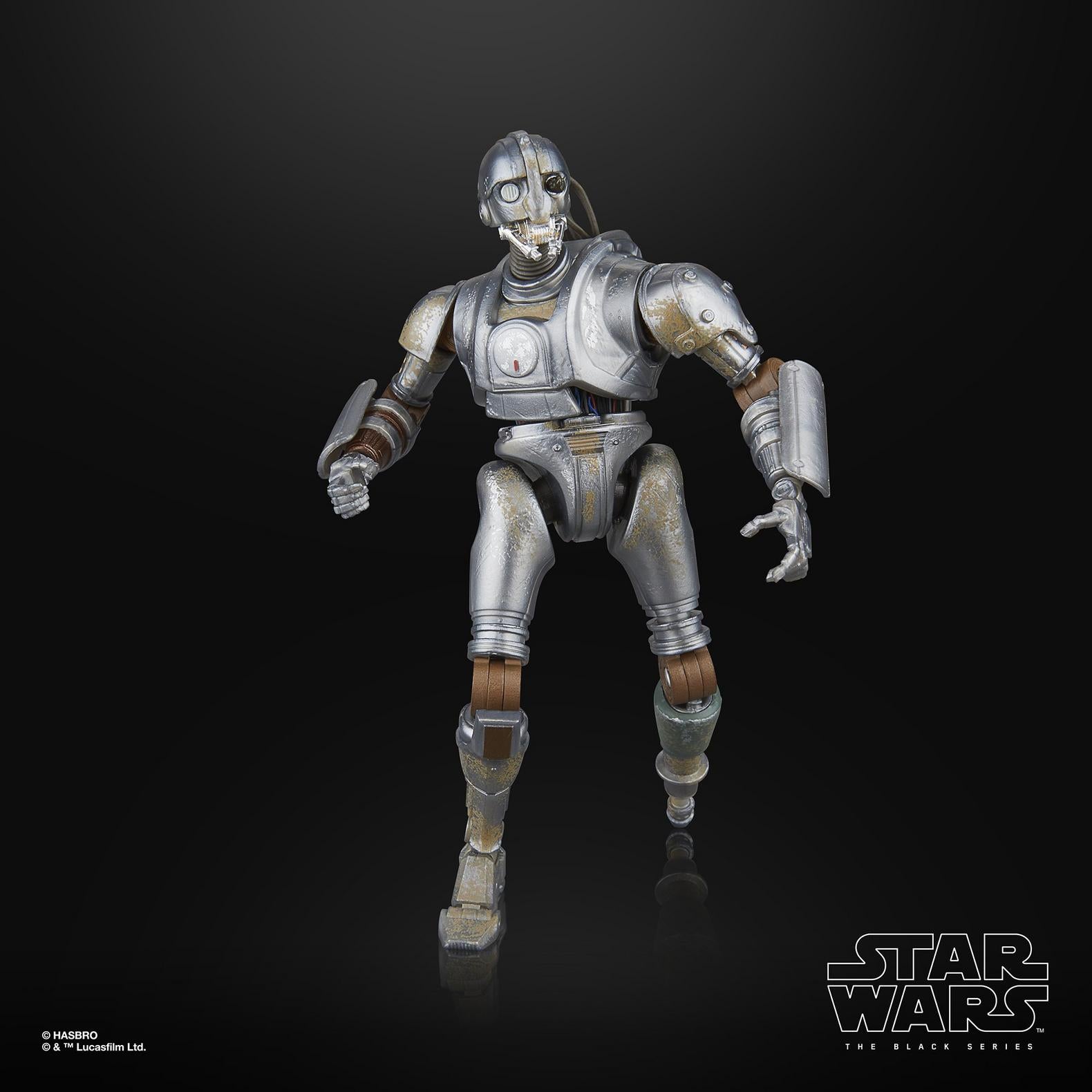 Hasbro Star Wars Black Series SM-33 action figure in 1:12 scale with detailed armor and poseable joints on black background
