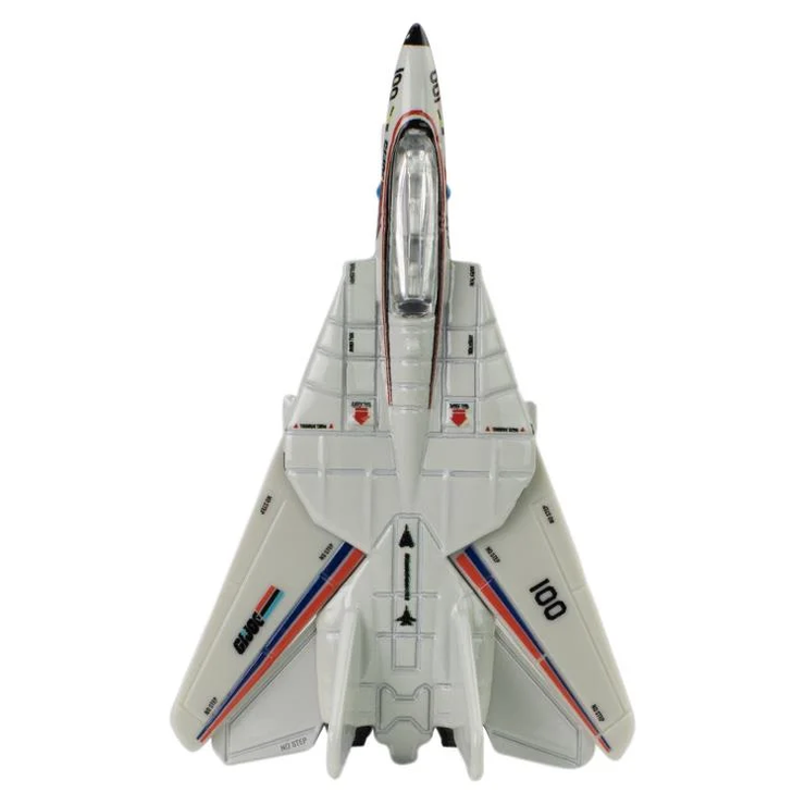 GI Joe Combat Jet Skystriker F-14 Tomcat Hot Wheels Premium Pop Culture Diecast Plane