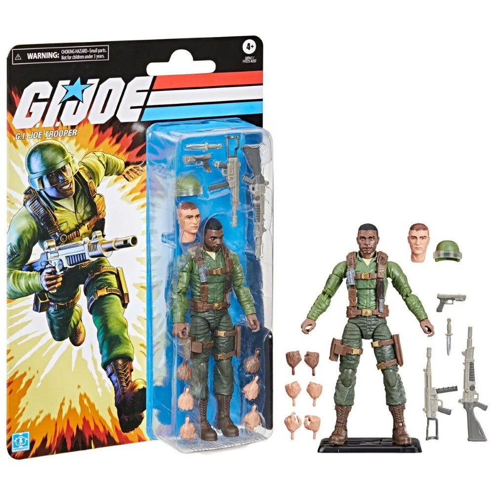 G.I. Joe Classified Series 2 Pack BUNDLE Retro Cardback G.I. Joe Trooper 6-Inch Action Figure