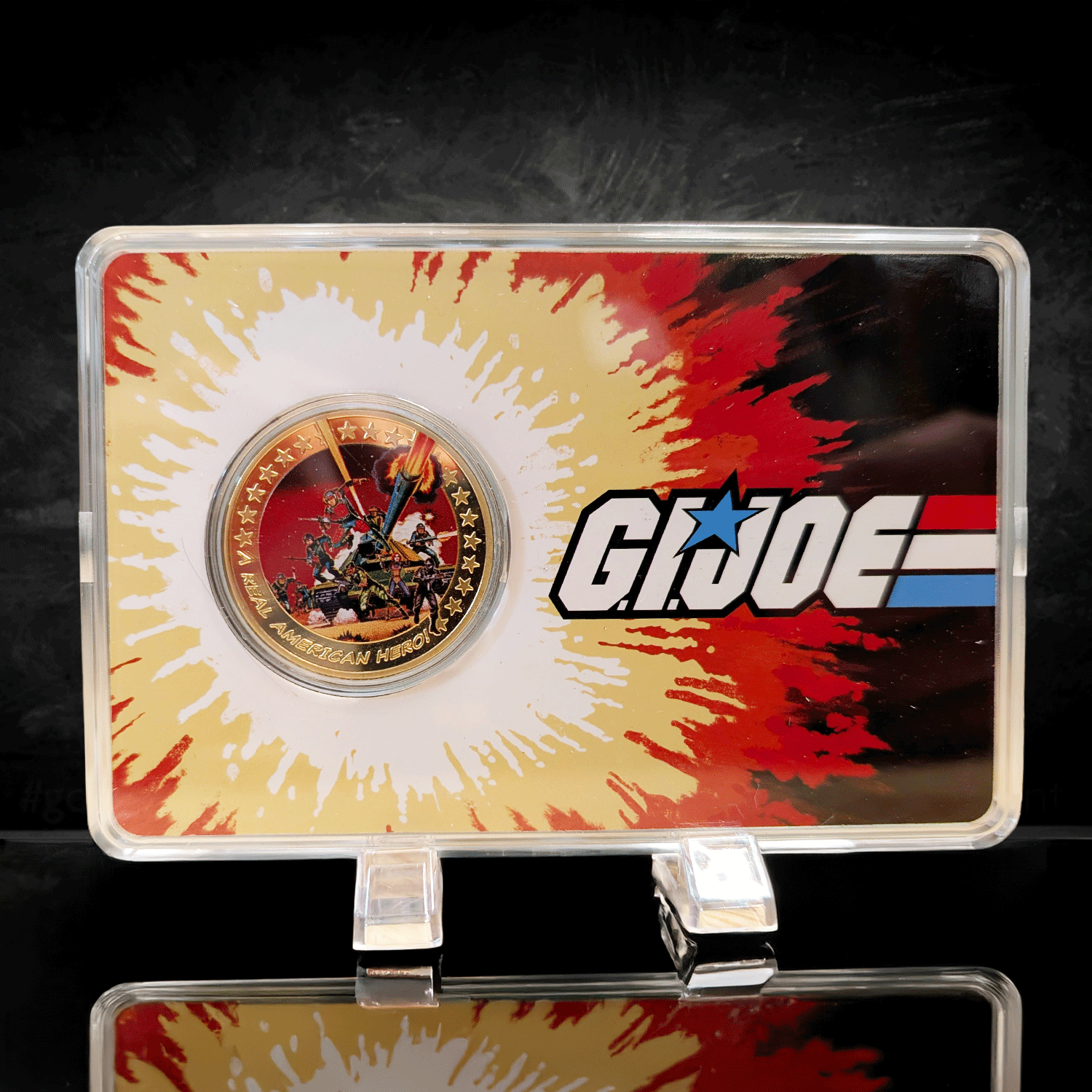 G.I. Joe: A Real American Hero - Limited Edition Coin - 60th Anniversary 24k Gold Plated
