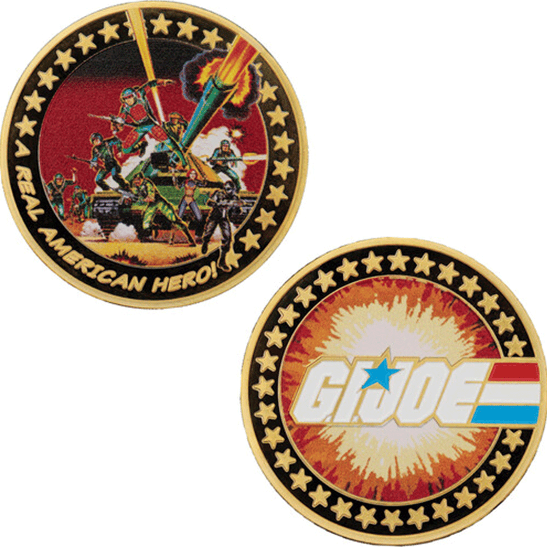G.I. Joe: A Real American Hero - Limited Edition Coin - 60th Anniversary 24k Gold Plated