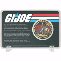 G.I. Joe: A Real American Hero - Limited Edition Coin - 60th Anniversary 24k Gold Plated