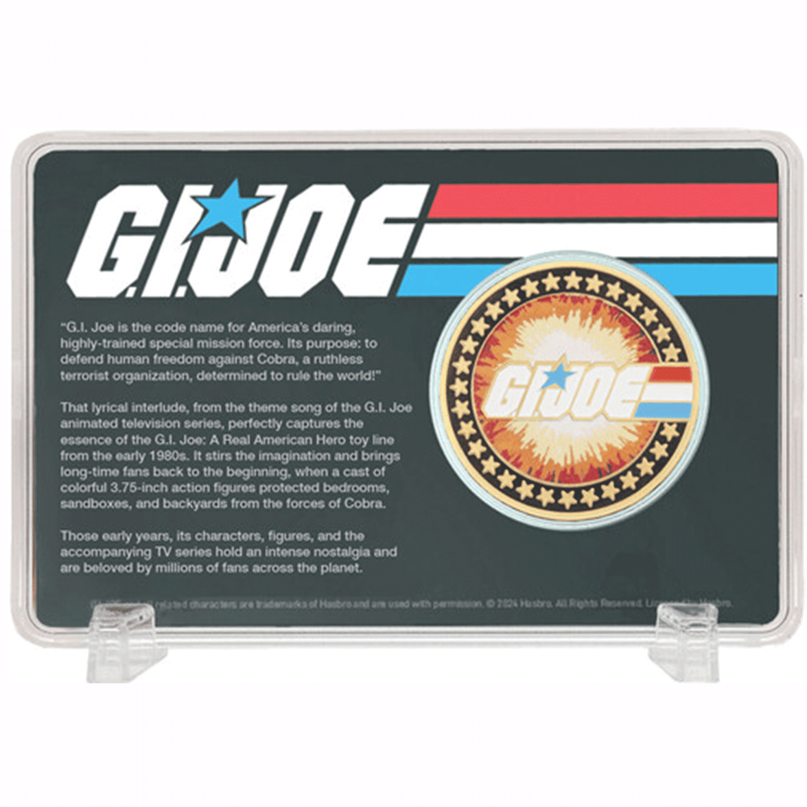 G.I. Joe: A Real American Hero - Limited Edition Coin - 60th Anniversary 24k Gold Plated