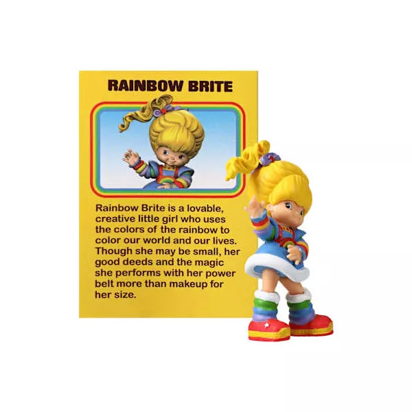 2.5-inch Rainbow Brite collectible figure by Loyal Subjects with colorful outfit and iconic 80s styling on display card